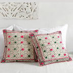 18″ Hand Block Printed Rugs Cushion Cover