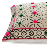 18″ Hand Block Printed Rugs Cushion Cover