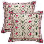 18″ Hand Block Printed Rugs Cushion Cover