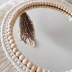 Macrame wall mirrors with beads lifestyle — artisan India