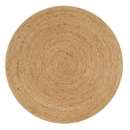 Natural Round Jute Rug | Handwoven Eco-Friendly
