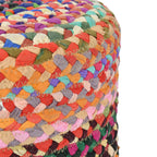 Jute ottoman chair, top view