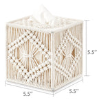 Handmade Macrame Tissue Box Cover