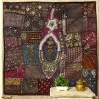 Antique beaded tapestry