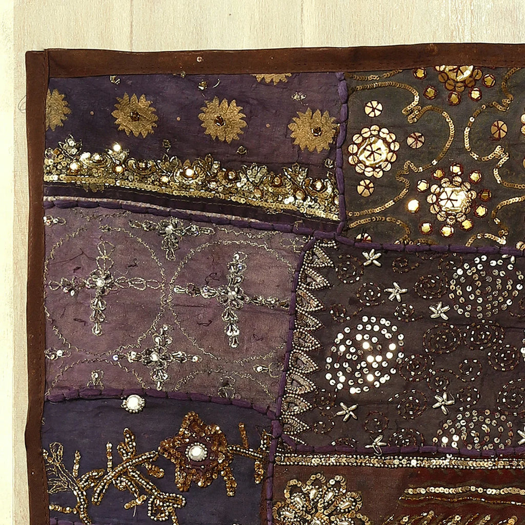 Antique beaded tapestry