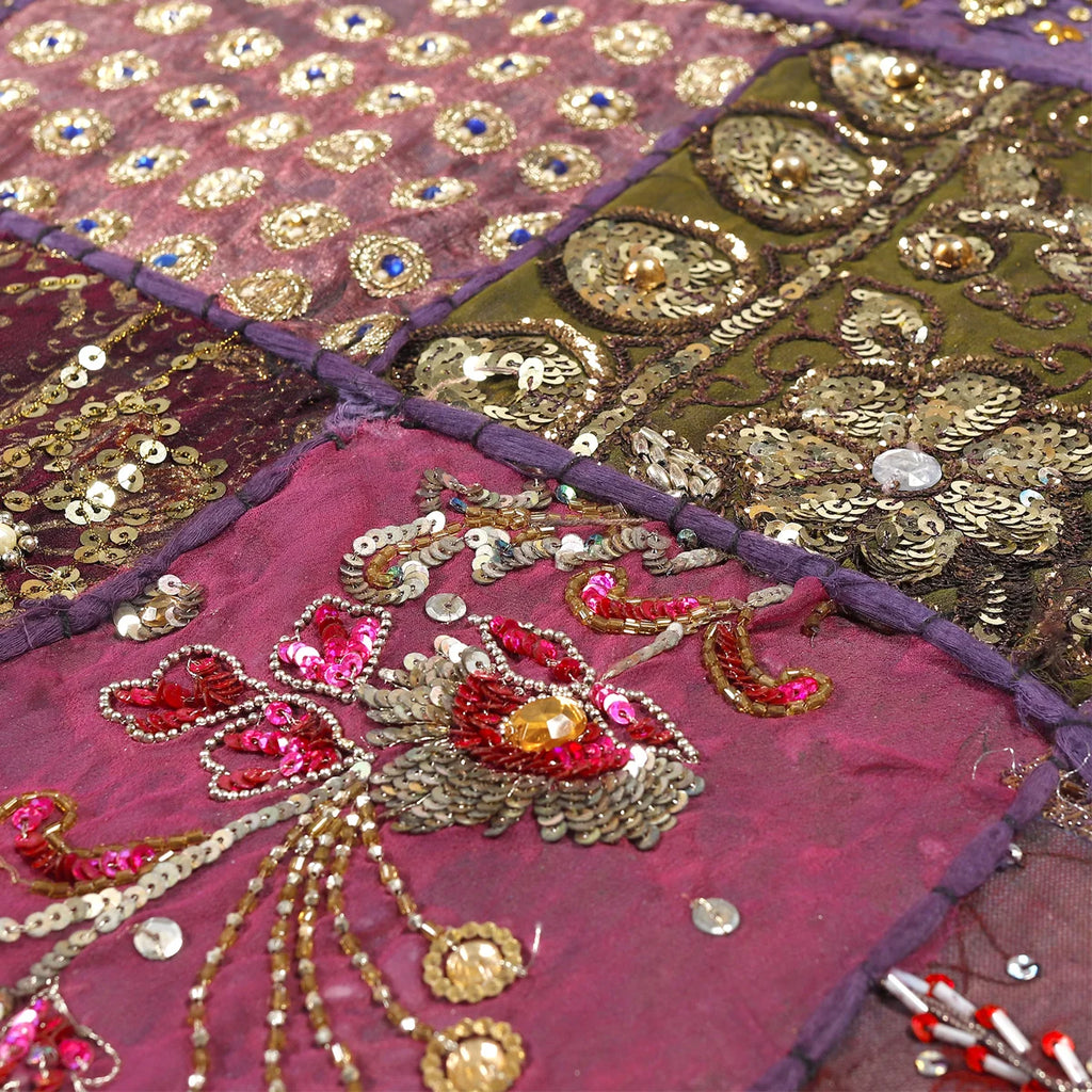 Antique beaded tapestry