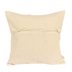 Tufted flower cushion cover back view