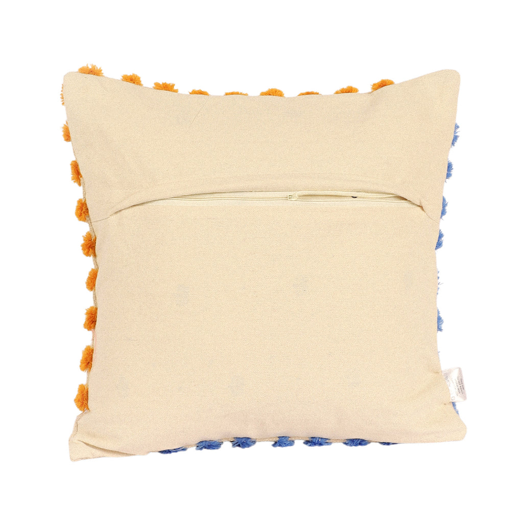 Back of the tufted cushion cover