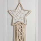 Beautiful Star Knotted Home Wall Decor Cotton Macrame Wall Hanging