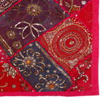 Embroidered patchwork tapestry