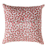 Hand Block Marigold Floral Cotton Home Sofa Cushion Cover Set Of 2