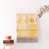 Hand Block Print Cotton Wall Macrame