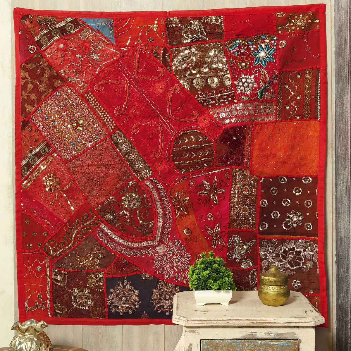 Handmade wall hanging tapestry