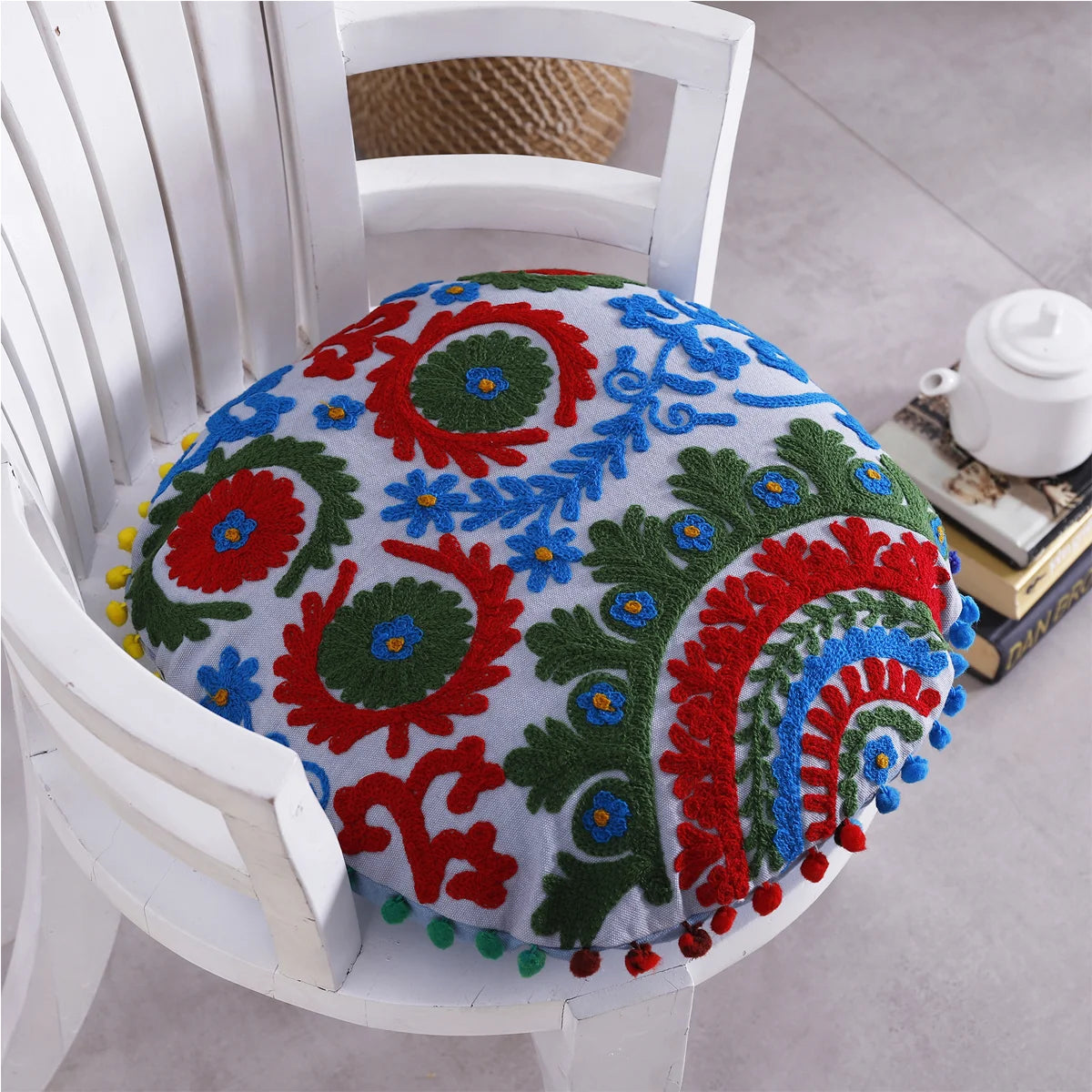 Home, Car, Office, Hotel Etc. Decor 16″ Round Pillow Case