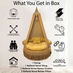 Macrame swing size information