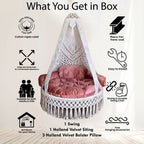 Macrame swing size information