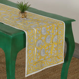 Kitchen Dining Table Cloth Yellow Floral Home Decor