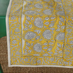 Kitchen Dining Table Cloth Yellow Floral Home Decor