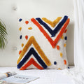 Tasseled tufted cushion cover alternate view