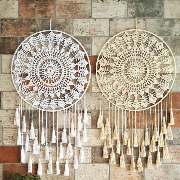 Crochet Round Dream Catcher Set of 2 - main view