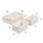 Macrame storage baskets measurement guide — handwoven India