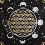 Moon Phase Poster Tapestry