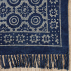 Navy Blue Indoor/Outdoor Area Rug 3’x5′ Feet