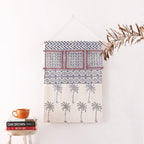 Palm Tree Printed Wall Hanging Home Decor Macrame