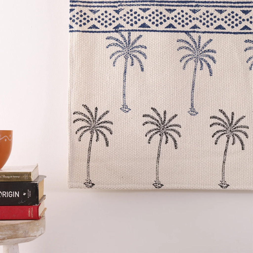 Palm Tree Printed Wall Hanging Home Decor Macrame