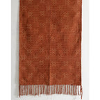 Rust Block Printed Rug