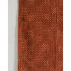 Rust Block Printed Rug