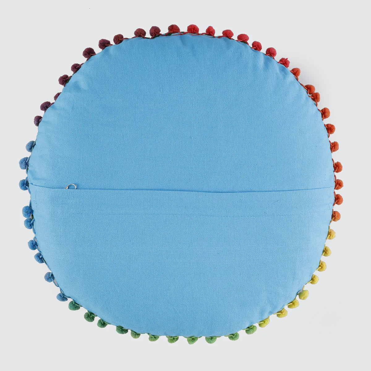 Turquoise Embroidered Suzani Cushion Cover