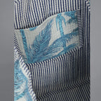 Turquoise Palm Tree Grocery Handbag