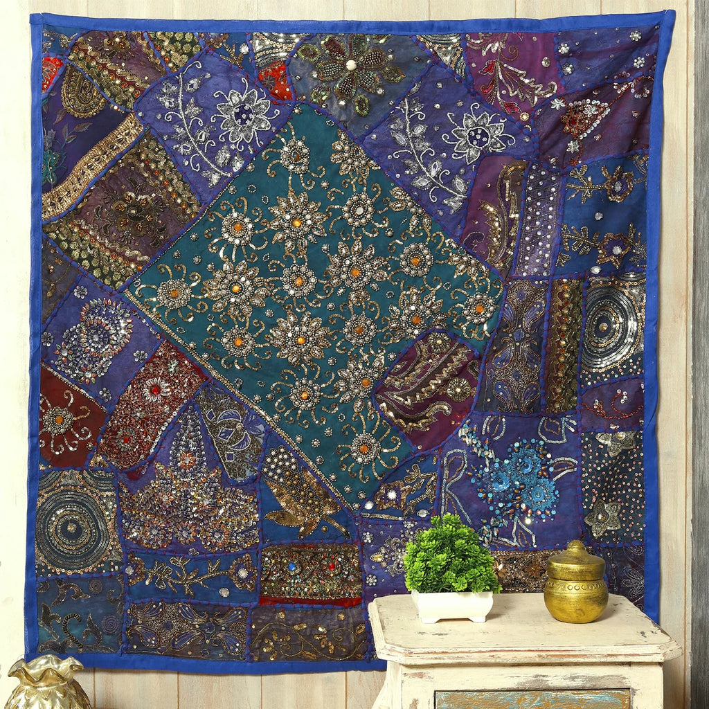 Blue Wall hanging tapestry