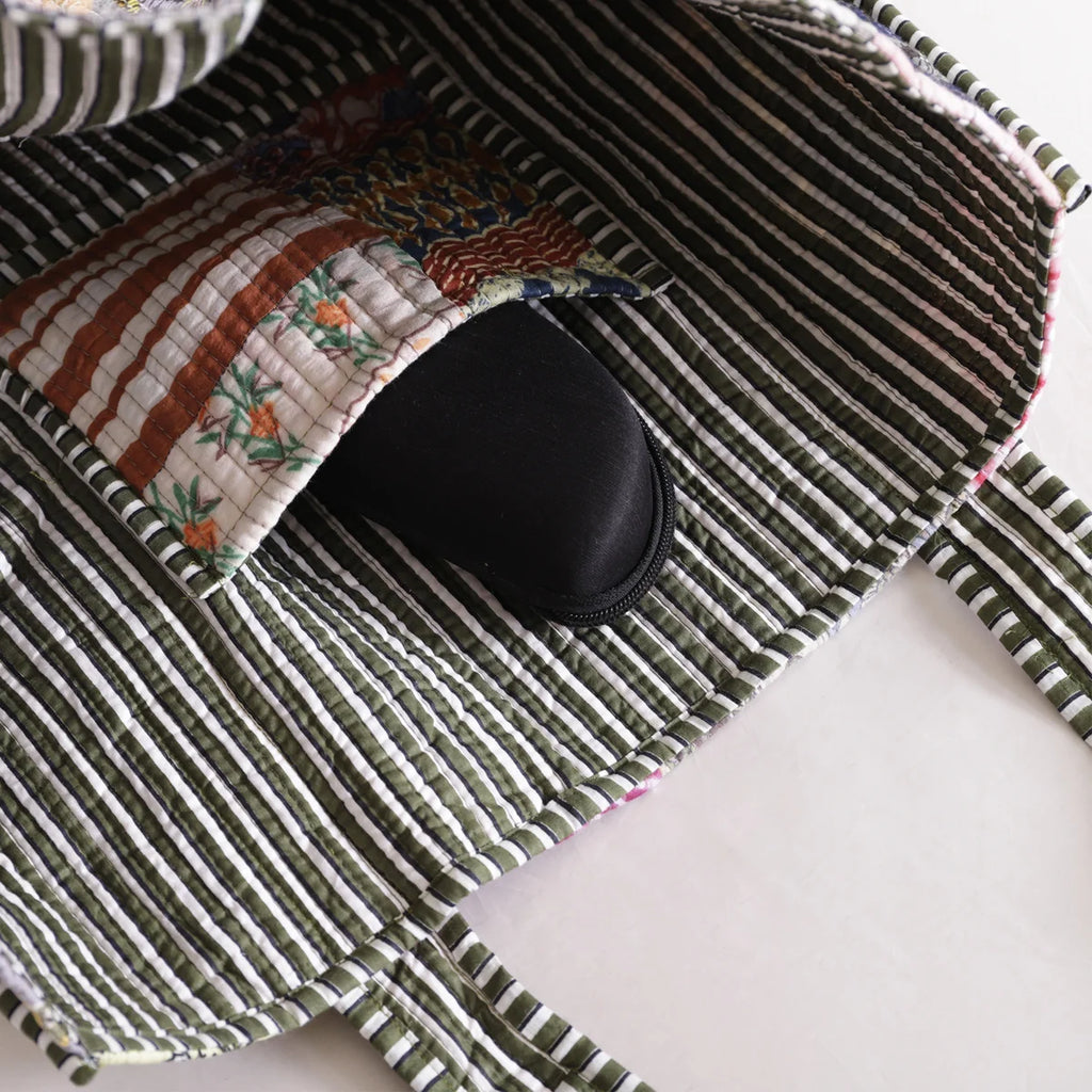 Women And Man Beautiful Patchwork Cotton Grocery Shopping Bags